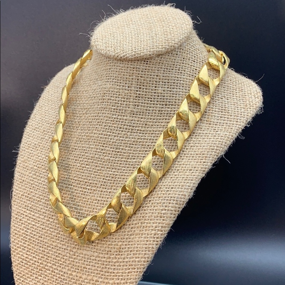 Vintage Kenneth Jay Lane Goldtone Necklace